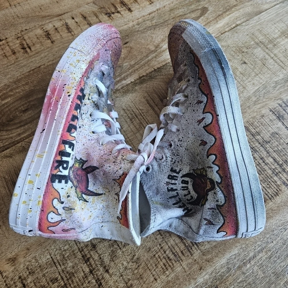 Unisex CONVERSE Chuck Taylor ALL STAR HIGH TOP Fire/Multicolor 1U646F M9 W11